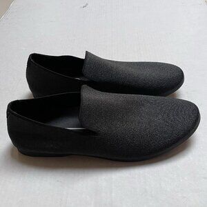 Glyph Shoes Womens 10 Flats Slip On Casual Loafer Black Fabric Comfort Round Toe